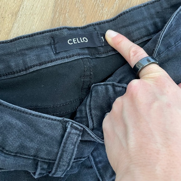 CJLA Faded Black Skinny Jeans Size 1 - Picture 4 of 5